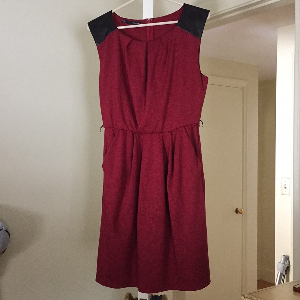 Cute red and black dress